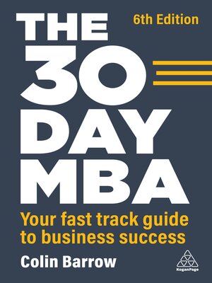 cover image of The 30 Day MBA